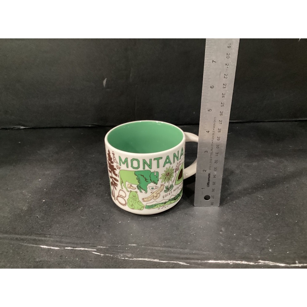 Starbucks Montana State Been There Series Ceramic Coffee Mug Cup 14 oz
